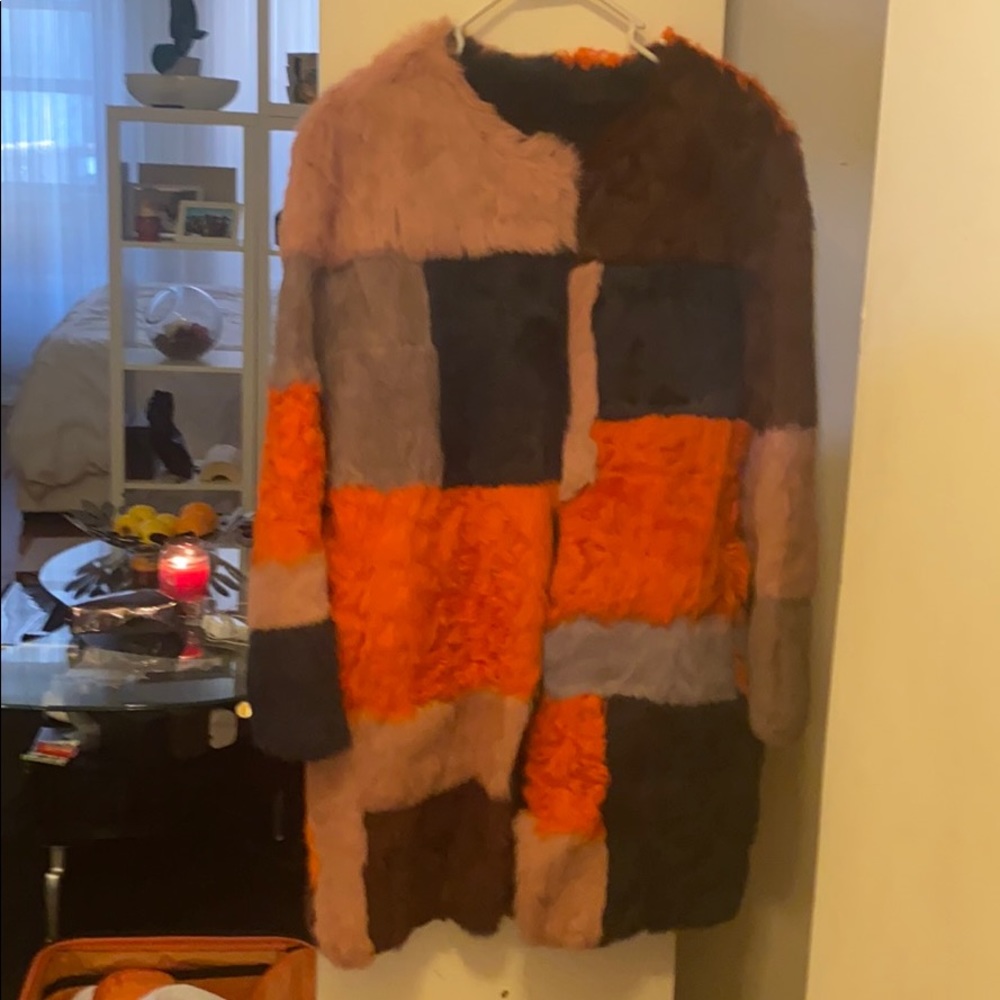 Rabbit fur Woman’s coat